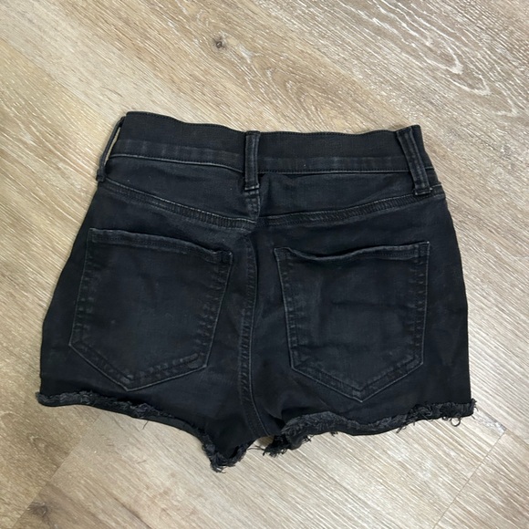 SO Black High Rise Curvy Shorty Shorts Size 1 - Picture 3 of 3